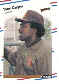 1988 Fleer Baseball Cards      585     Tony Gwynn